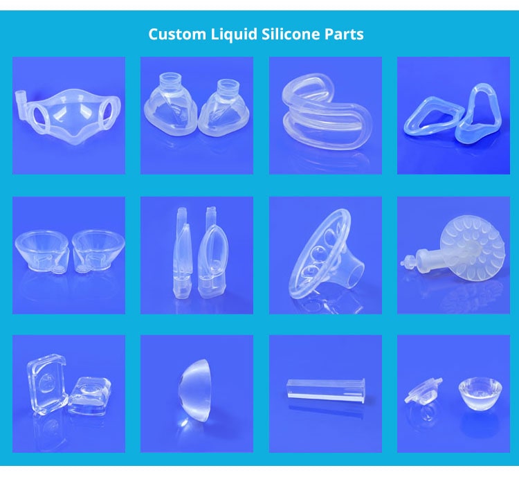 Custom Molded Parts: Silicone Sleeves / Covers / Seals / Gaskets / O Rings / LSR Parts